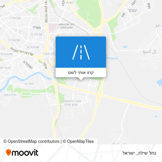 מפת נחל שילה