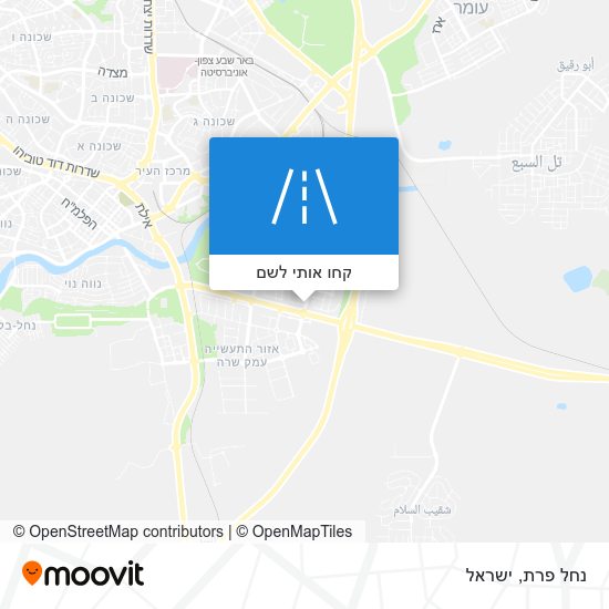 מפת נחל פרת