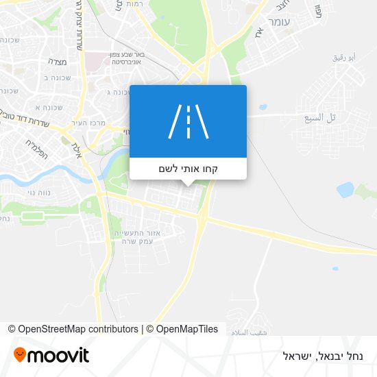 מפת נחל יבנאל