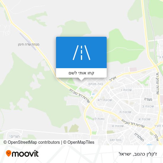 מפת ז'קלין כהנוב