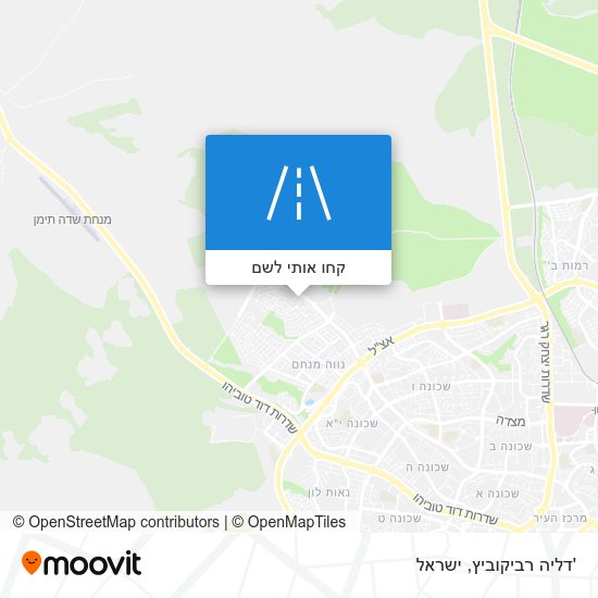 מפת 'דליה רביקוביץ