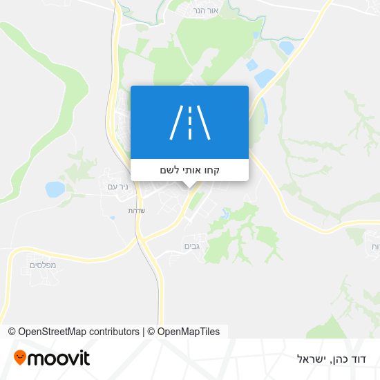 מפת דוד כהן