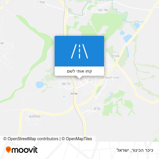 מפת כיכר הכינור