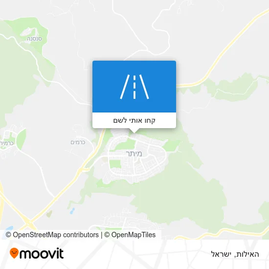 מפת האילות