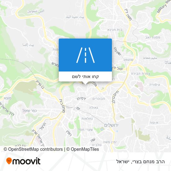 מפת הרב מנחם בצרי