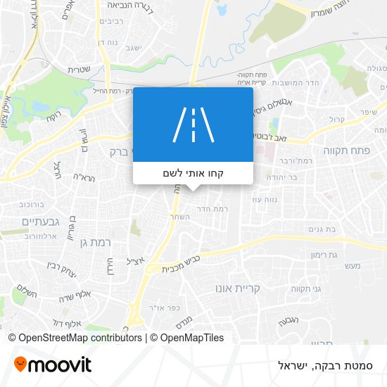 מפת סמטת רבקה