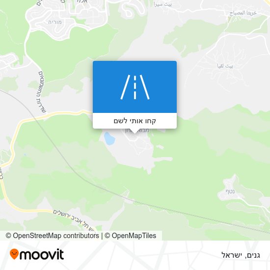 מפת גנים