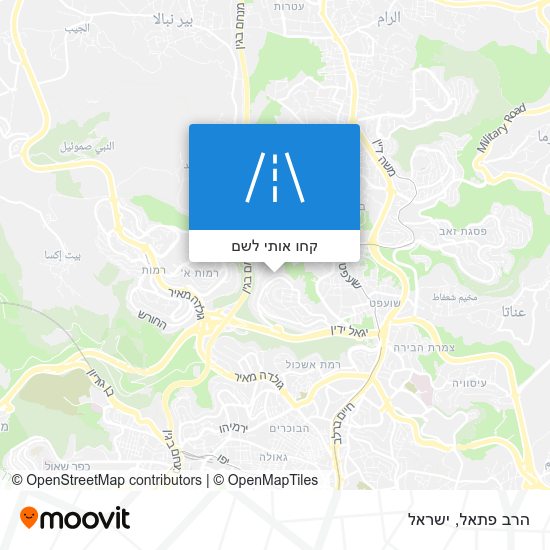 מפת הרב פתאל