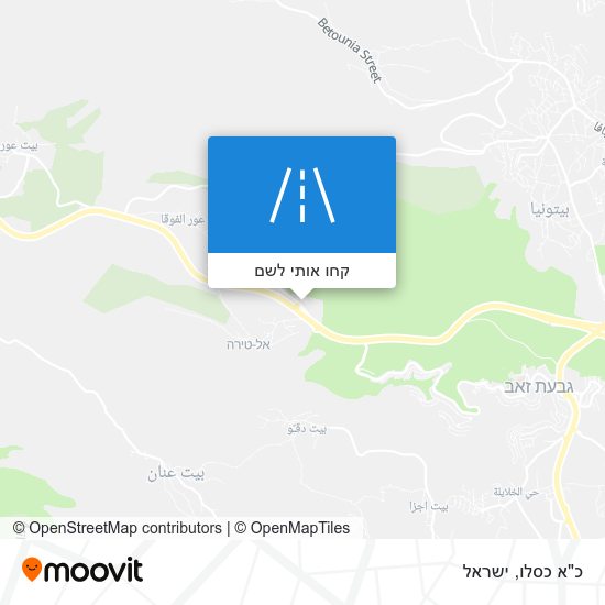 מפת כ"א כסלו