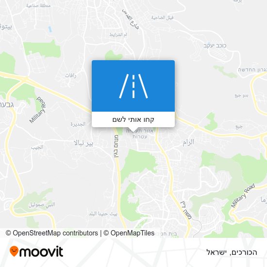 מפת הכורכים