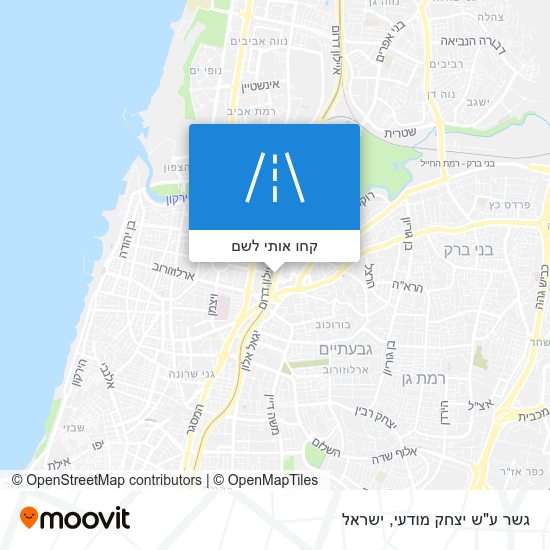 מפת גשר ע"ש יצחק מודעי