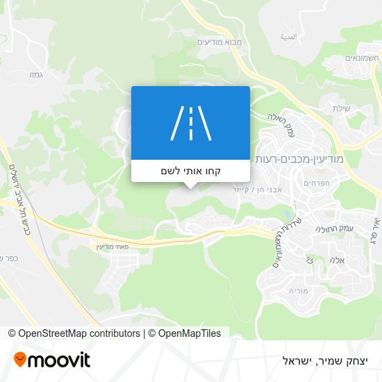 מפת יצחק שמיר