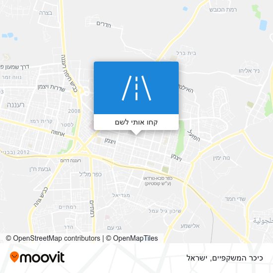 מפת כיכר המשקפיים