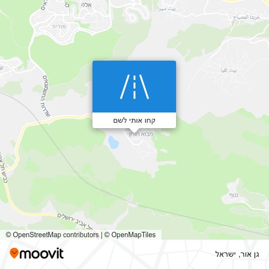 מפת גן אור