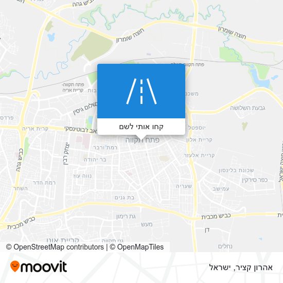 מפת אהרון קציר