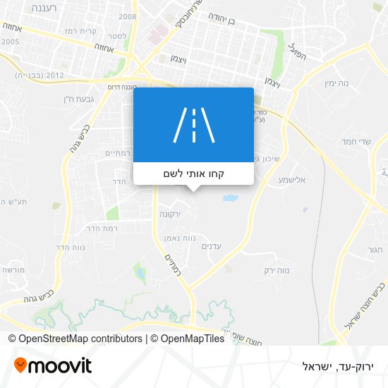 מפת ירוק-עד