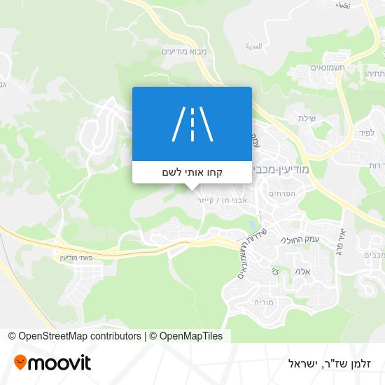 מפת זלמן שז"ר