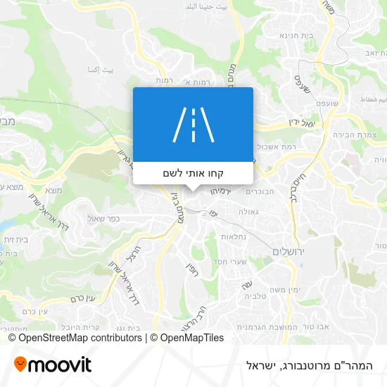 מפת המהר"ם מרוטנבורג