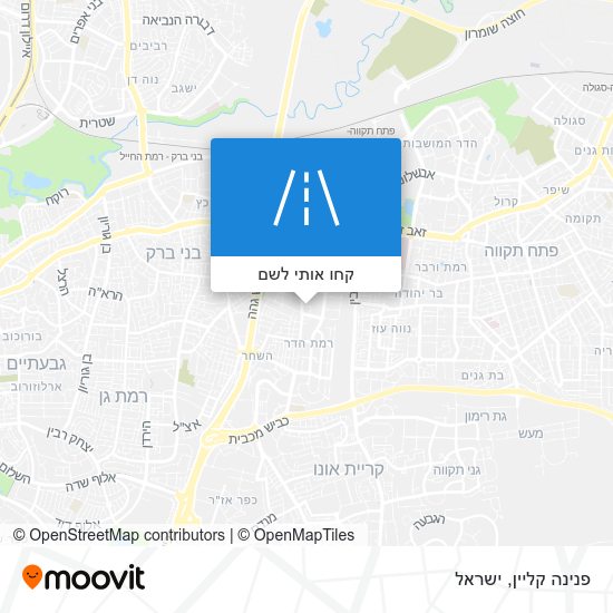 מפת פנינה קליין