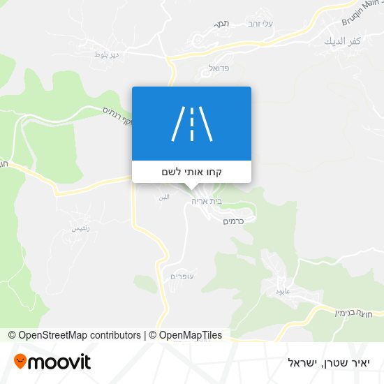 מפת יאיר שטרן