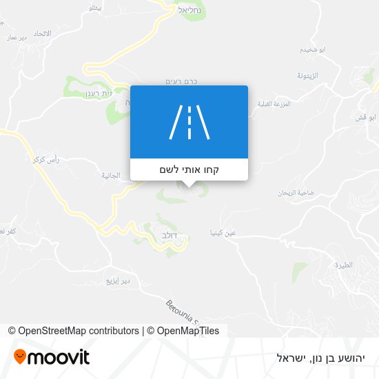מפת יהושע בן נון