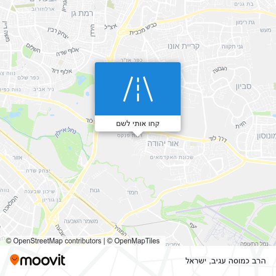 מפת הרב כמוסה עגיב