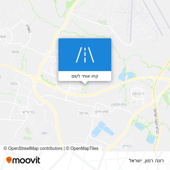 מפת רונה רמון