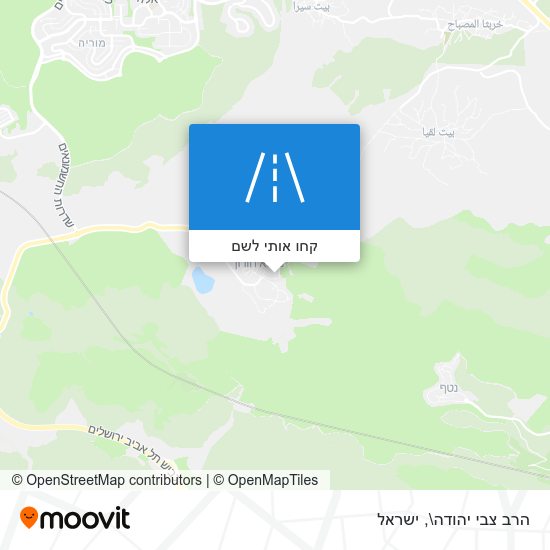 מפת הרב צבי יהודה\
