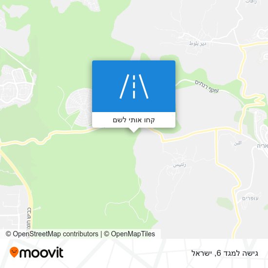 מפת גישה למגד 6