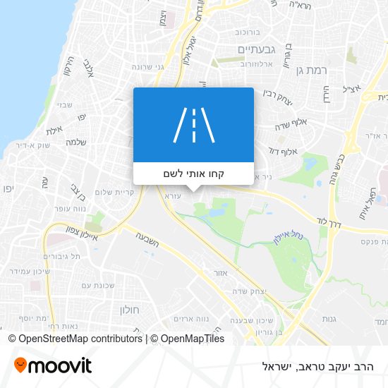 מפת הרב יעקב טראב