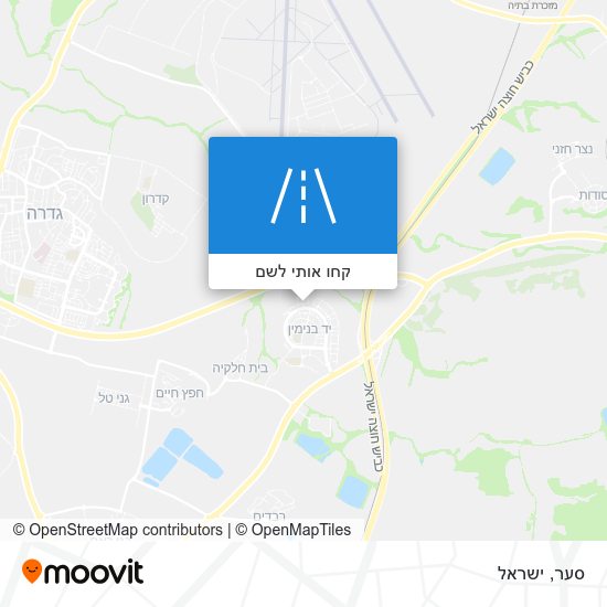 מפת סער