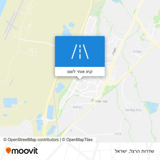 מפת שדרות הרצל