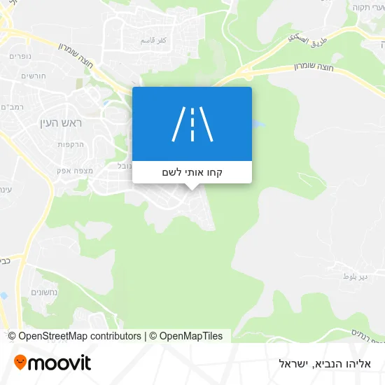 מפת אליהו הנביא
