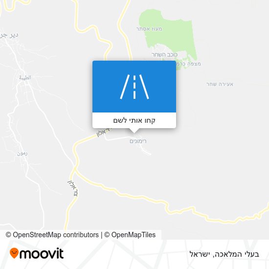 מפת בעלי המלאכה
