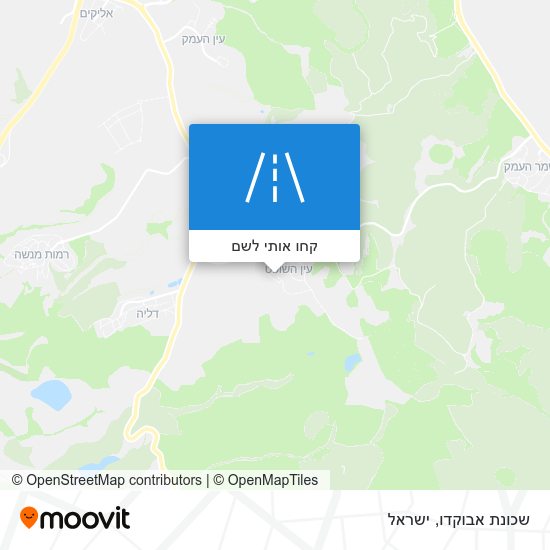 מפת שכונת אבוקדו