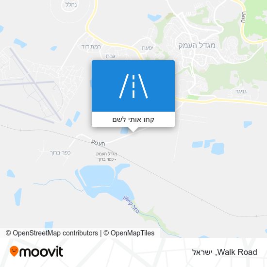 מפת Walk Road