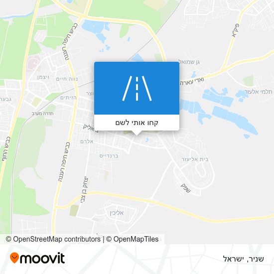 מפת שניר