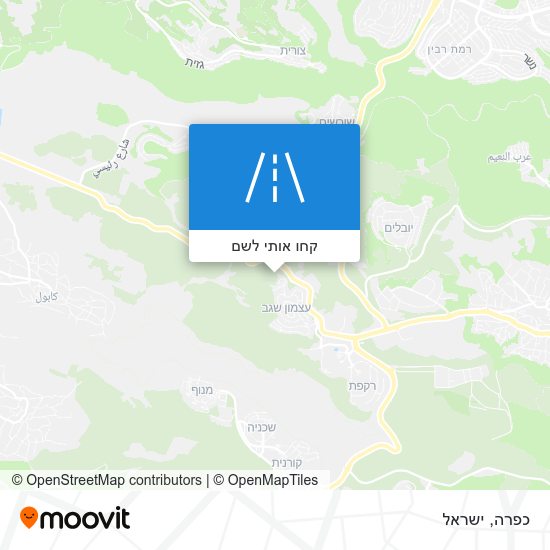 מפת כפרה