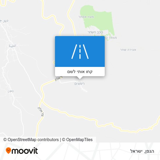 מפת הגפן