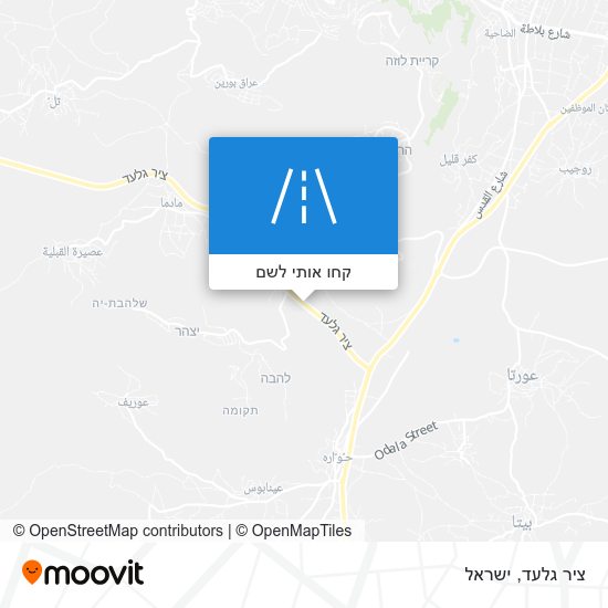 מפת ציר גלעד
