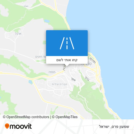 מפת שמעון פרס