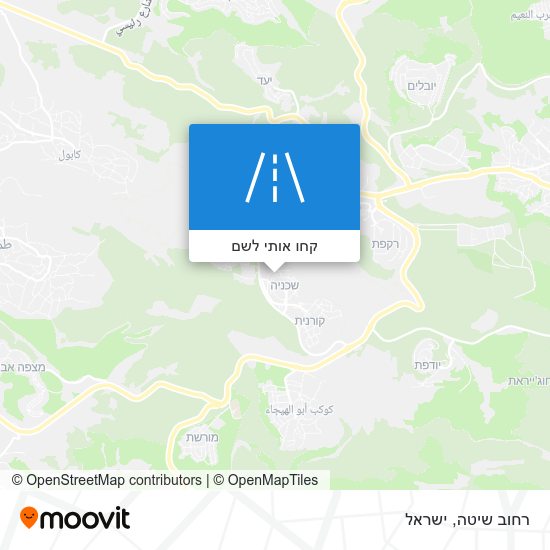 מפת רחוב שיטה