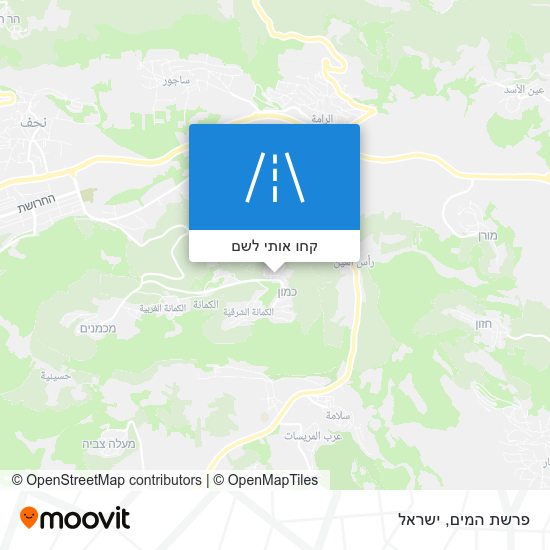 מפת פרשת המים