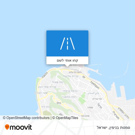 מפת סמטת בנימין