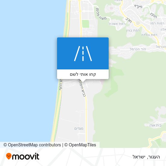 מפת העגור