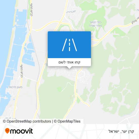 מפת קרן יער