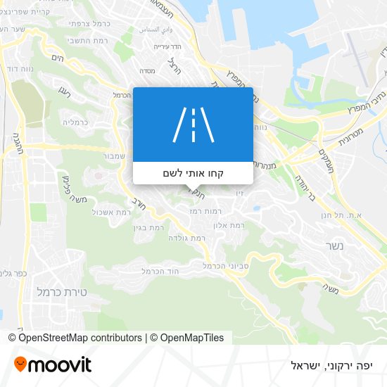 מפת יפה ירקוני