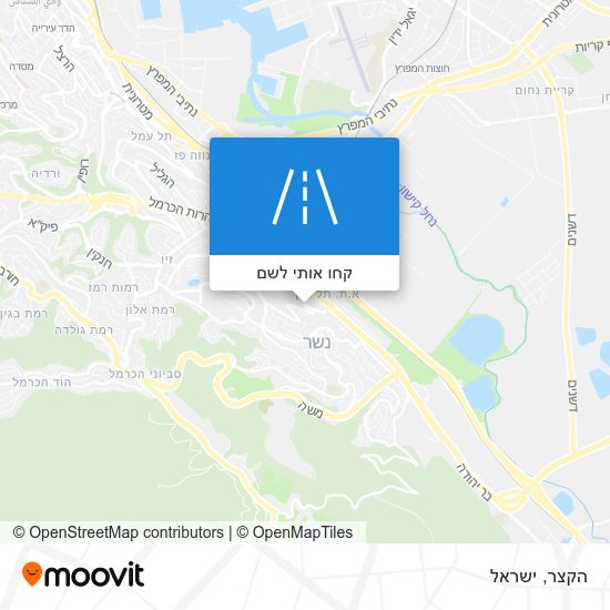 מפת הקצר