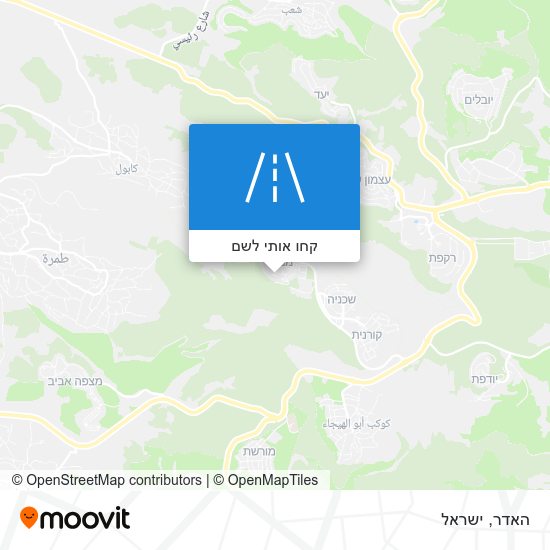 מפת האדר