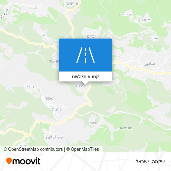 מפת שקמה